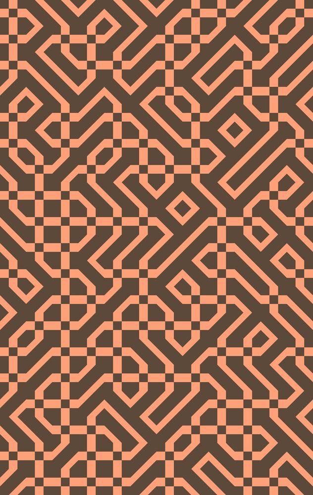 A random tiling pattern