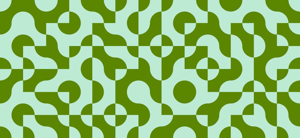 A random tiling pattern