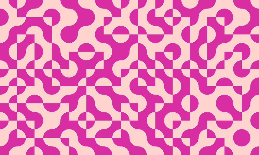 A random tiling pattern