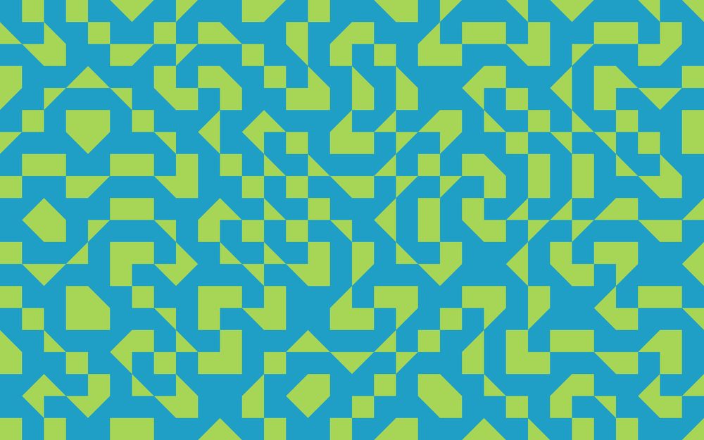 A random tiling pattern