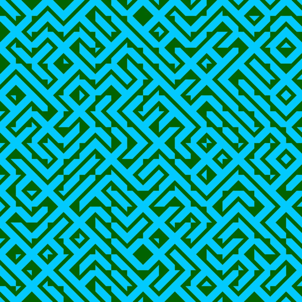 A random tiling pattern