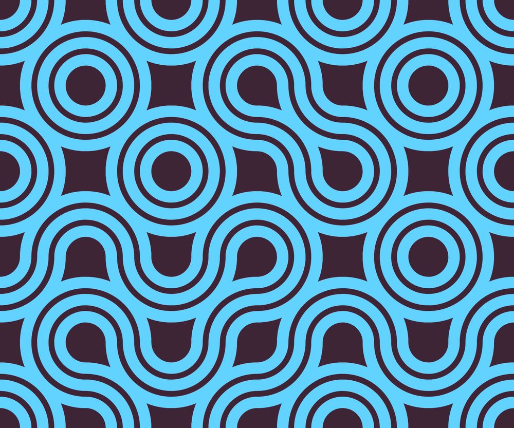 A random tiling pattern
