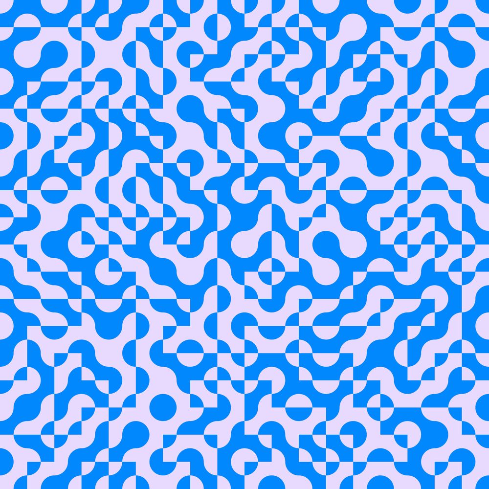 A random tiling pattern