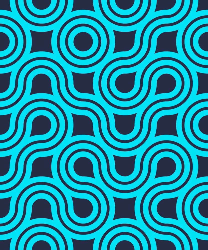 A random tiling pattern