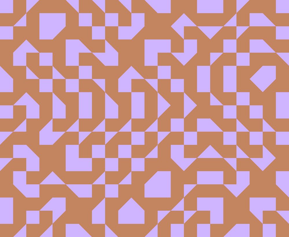 A random tiling pattern