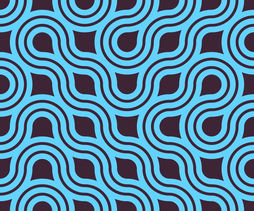 A random tiling pattern