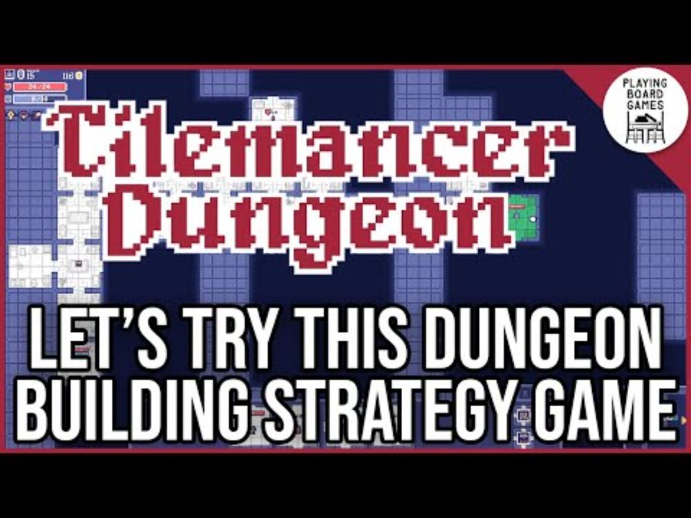 I try out TILEMANCER DUNGEON, a dungeon-building strategy card game!