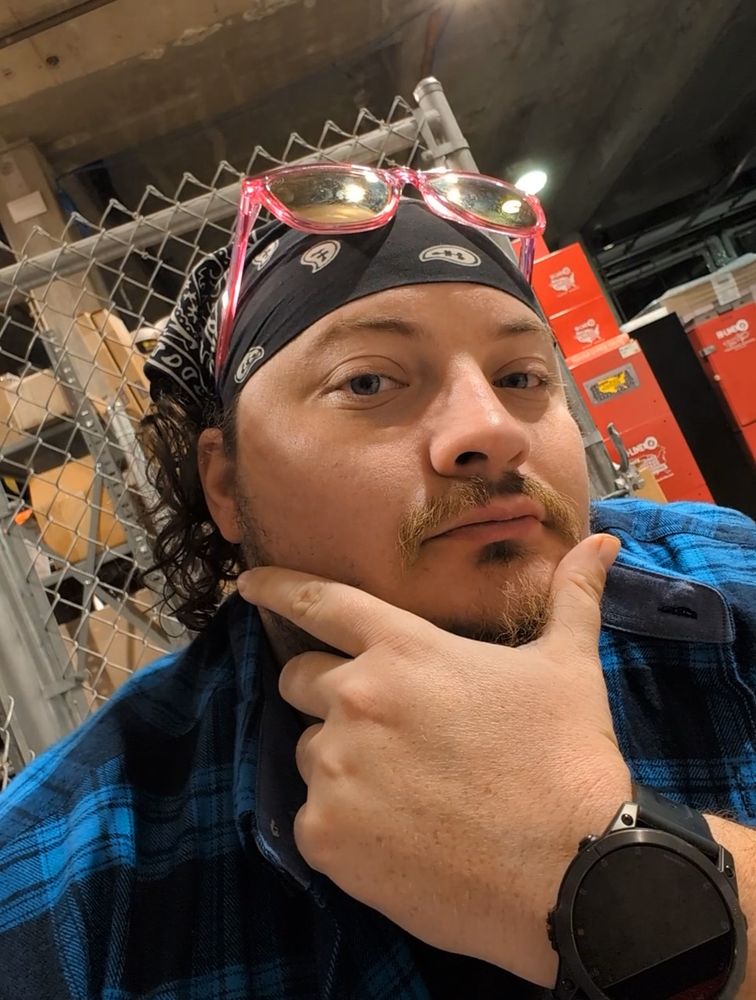 Also my dumb face. This time I am posing with my head at an angle and my hand in an L-shape along my chin, like a dork. 