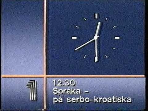 Språka - på serbo-kroatiska intro + klocka (1993)