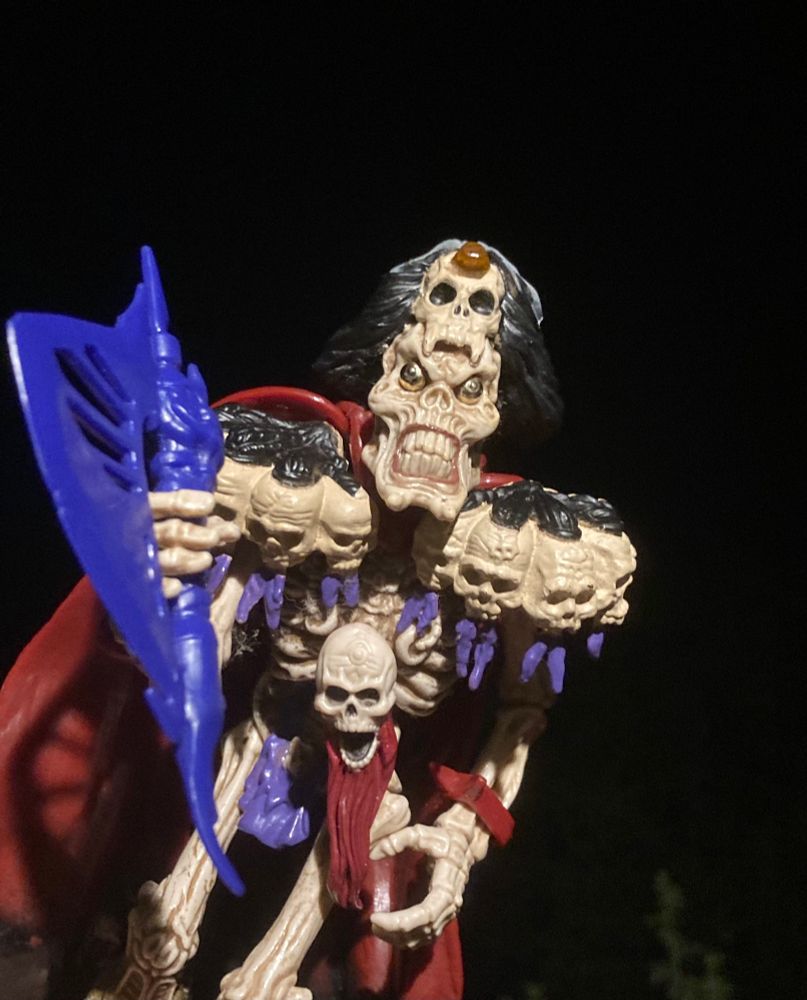 Not sure how The Baron manages to grit his teeth so effectively without jaw muscles 