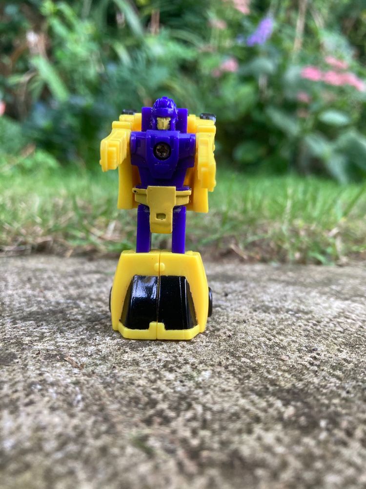 Robot mode! Hat and sideburns not included 