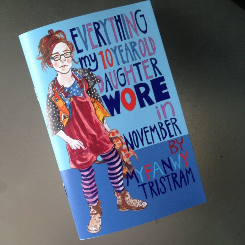 Everything my 10 year old daughter wore in November by Myfanwy Tristram