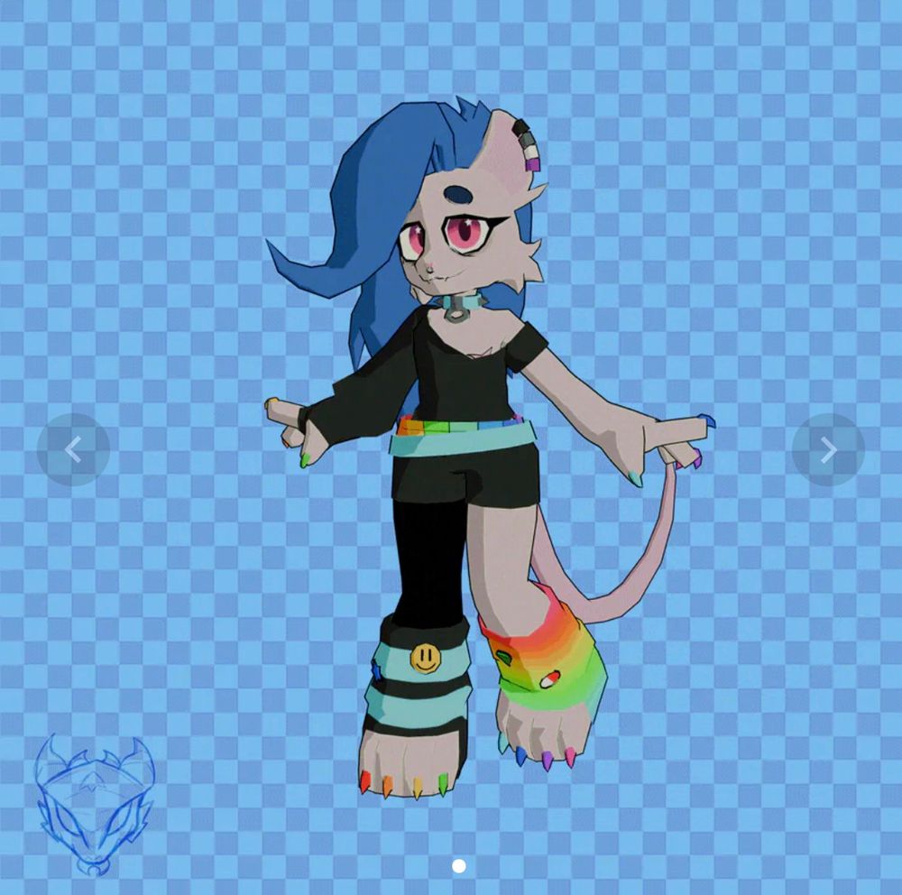 Low-poly model by DragonAudi on VGen!