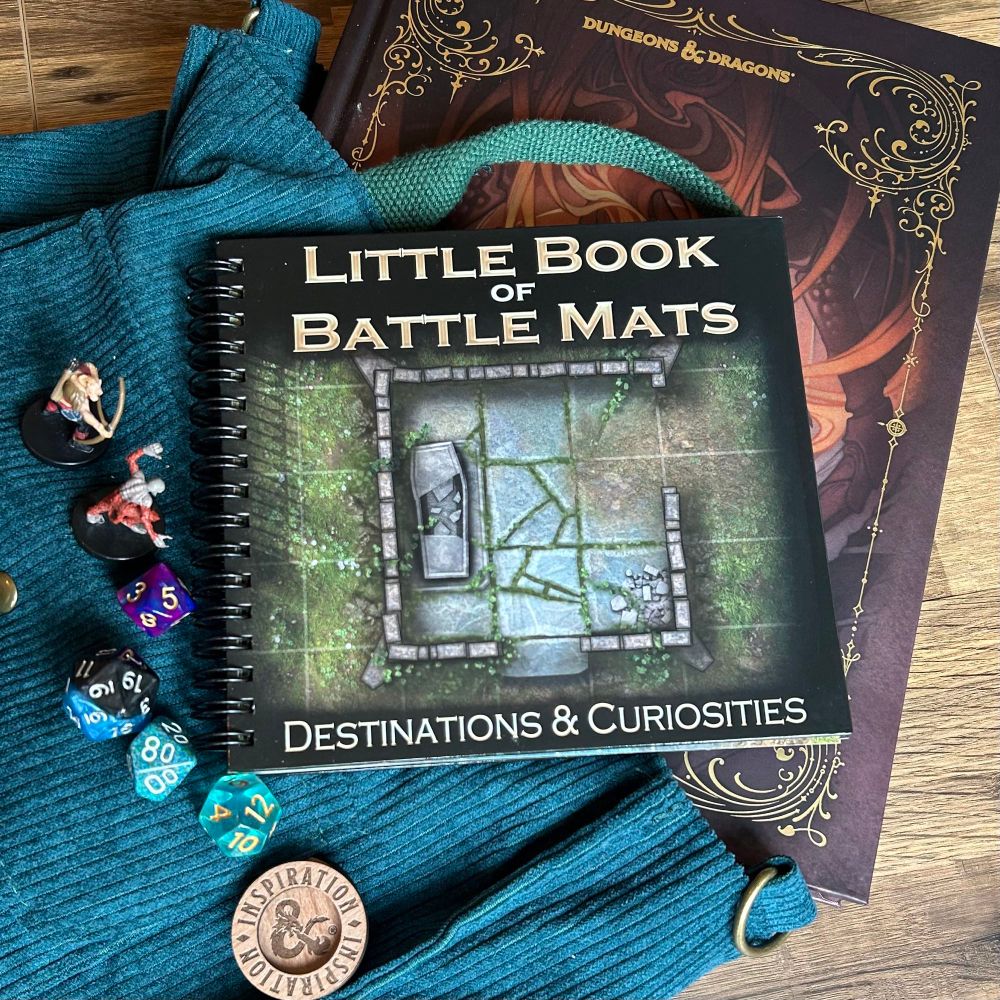 Rpg map book for d&d that fits in your pocket