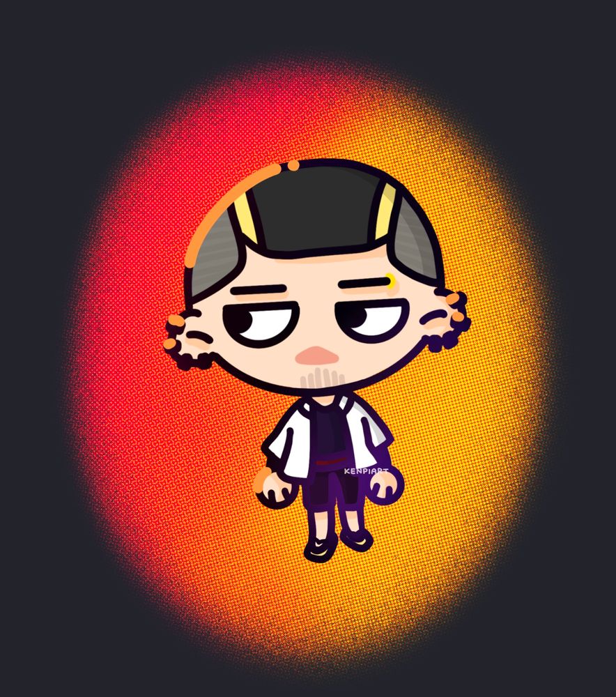 Unji Zuma from Dandadan illustration