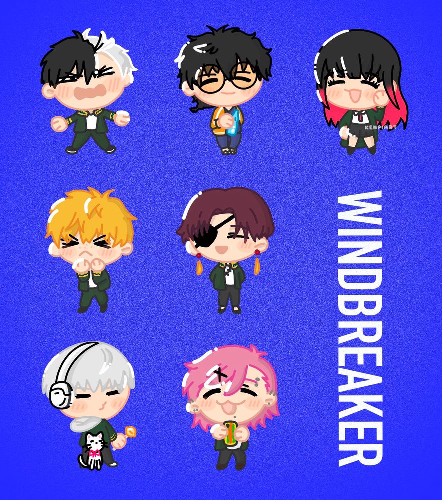 Wind breaker anime characters