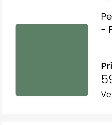 Autre nuance de peinture verte