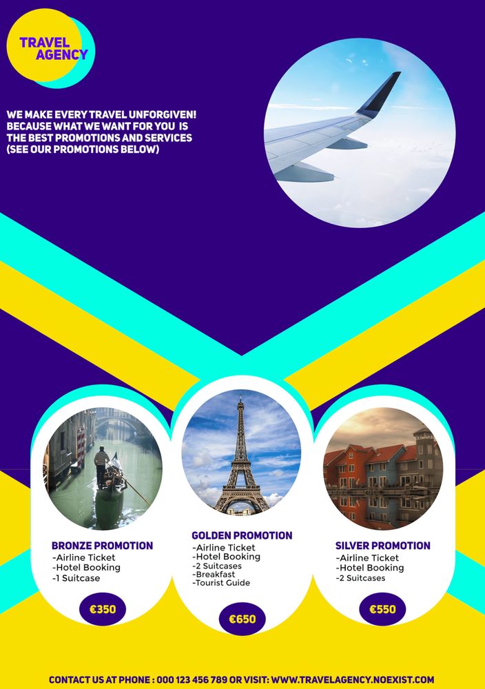 Travel Agency Promotion (Design Inspiration)