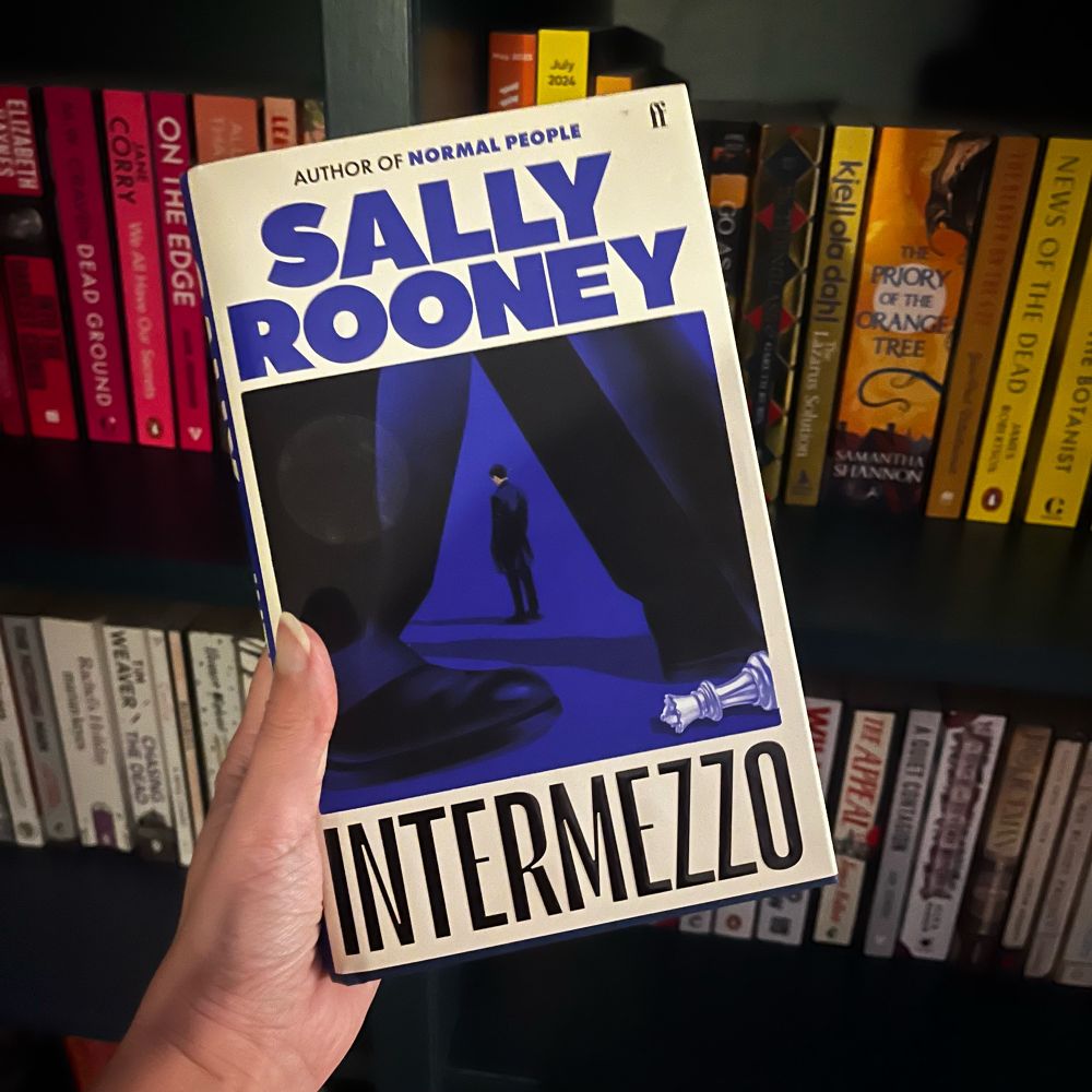 A copy of the book Intermezzo by Sally Rooney