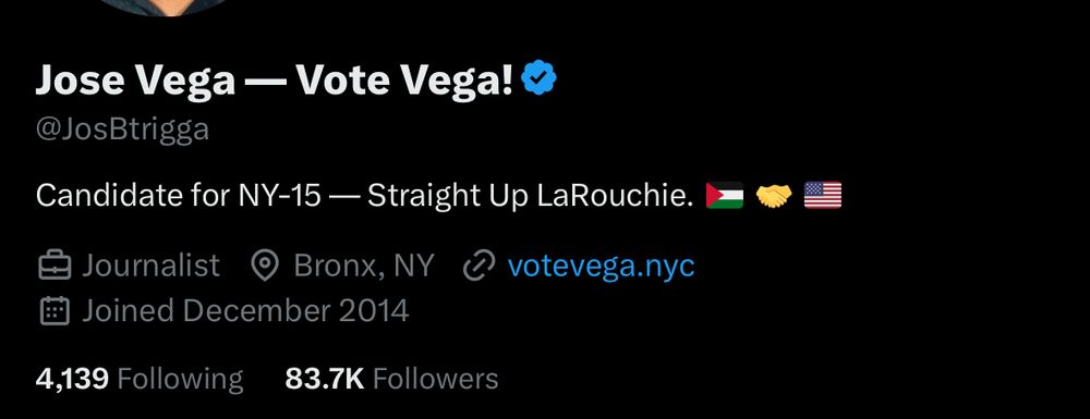 guy’s bio says “straight up larouchie”