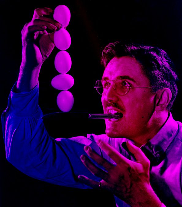 same as the last picture but with cool purple blue lighting