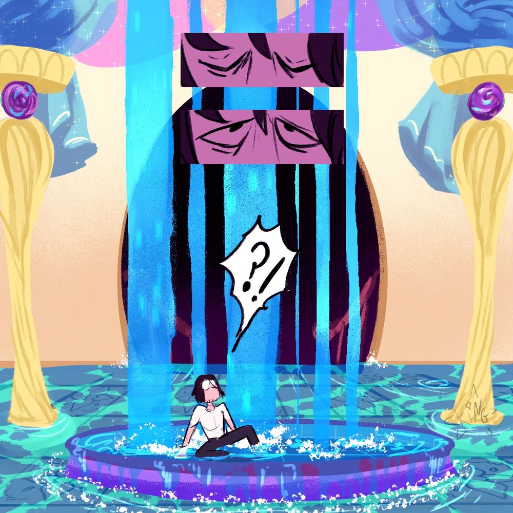 wet dreams pg1, a man wakes up in a pool overflowing with water with alarm