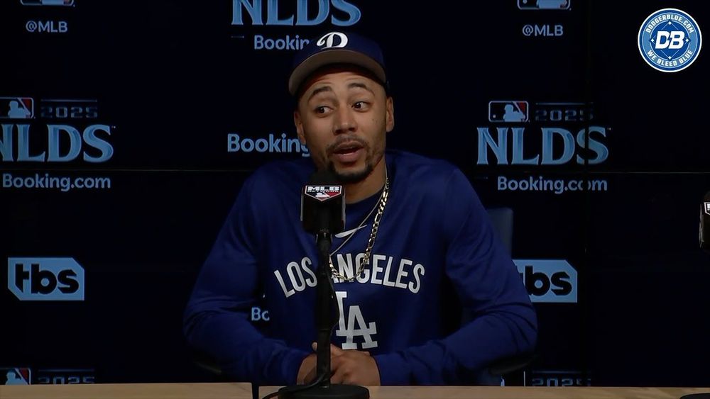 2025 NLDS: Mookie Betts reflects on Dodgers’ wheel play from Game 2 win & Freddie Freeman's pick