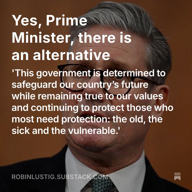 Yes, Prime Minister, there is an alternative.