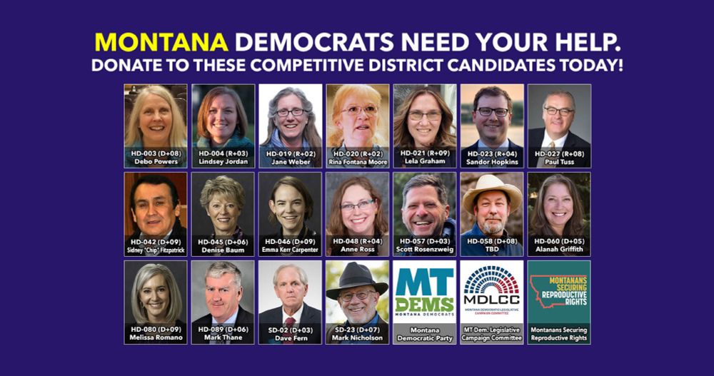 Montana Dems need your help; donate today!