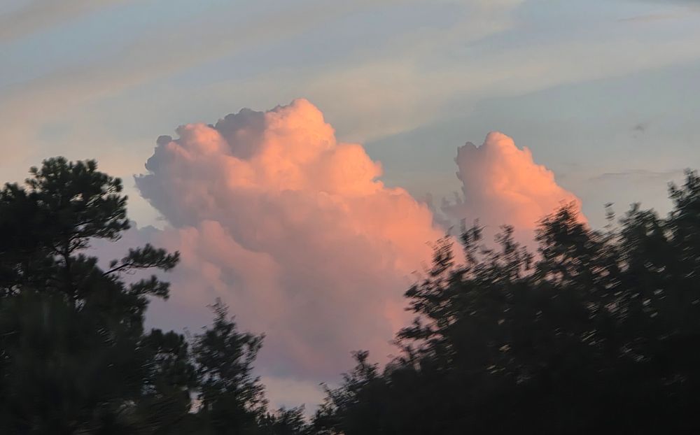 Fluffy clouds