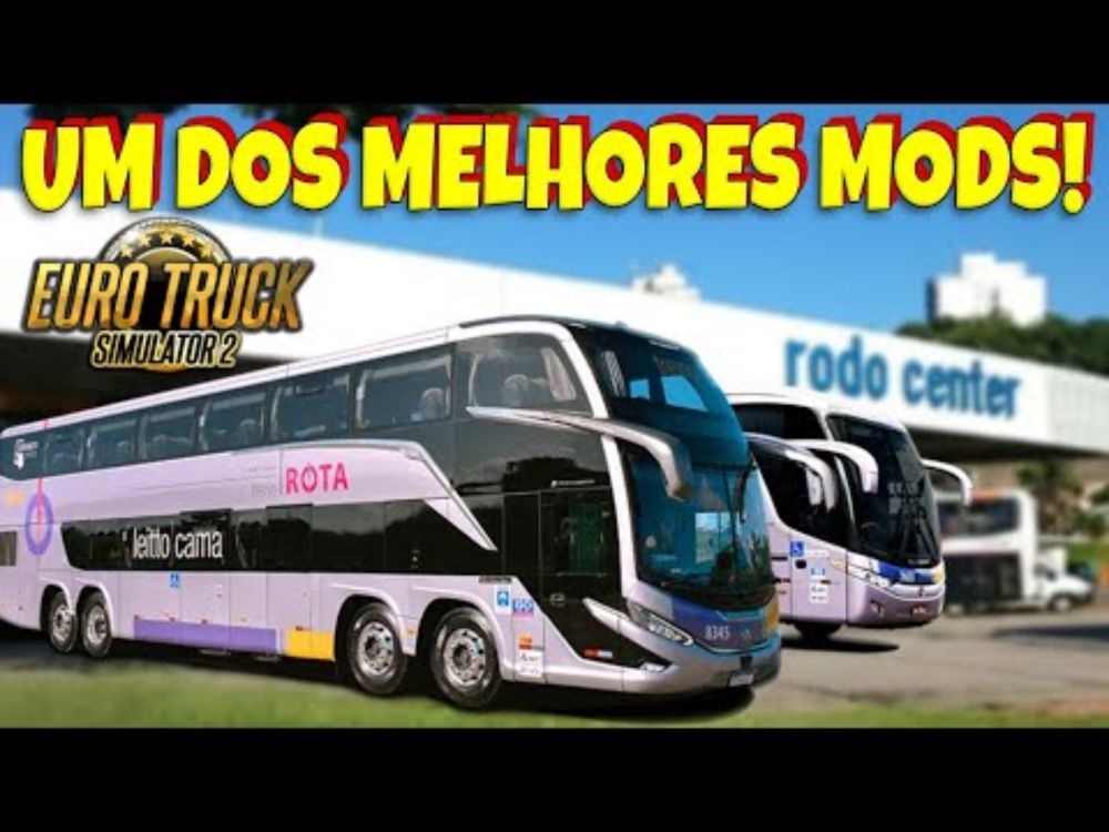 Como Jogar EURO TRUCK SIMULATOR 2 com ÔNIBUS - Versão 1.51