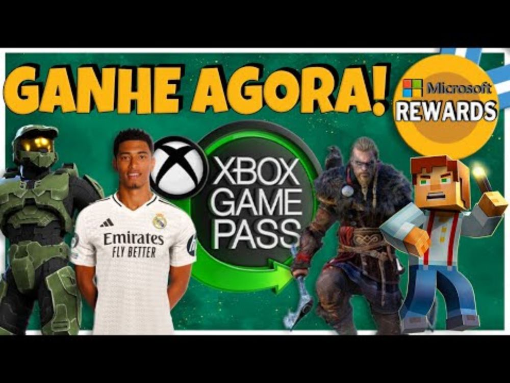 Como GANHAR PONTOS MICROSOFT REWARDS RÁPIDO e ter GAME PASS GRÁTIS