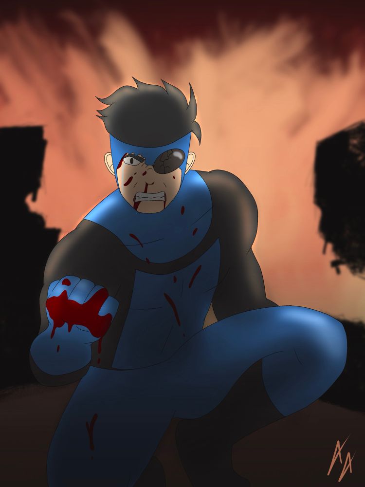 Invincible fanart!
Think I drew this after finishing season 3