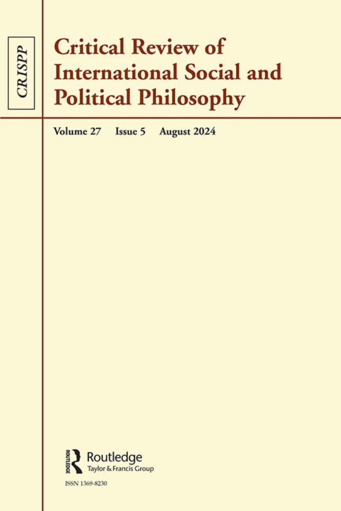 Critical Review of International Social and Political Philosophy