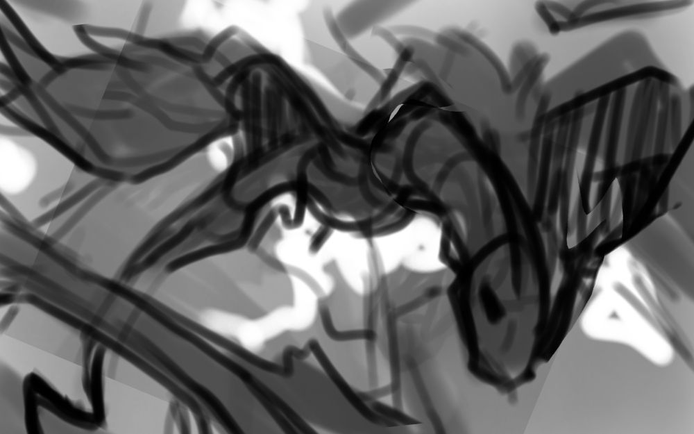 WIP dragon leaping over a branch. Thumbnail for a piece worked on at the fantasy art illustration workshop

#art #furry #furryart