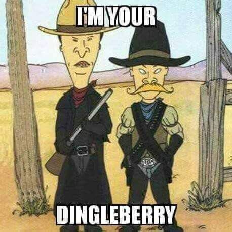 Beavis & Butthead dingleberry meme