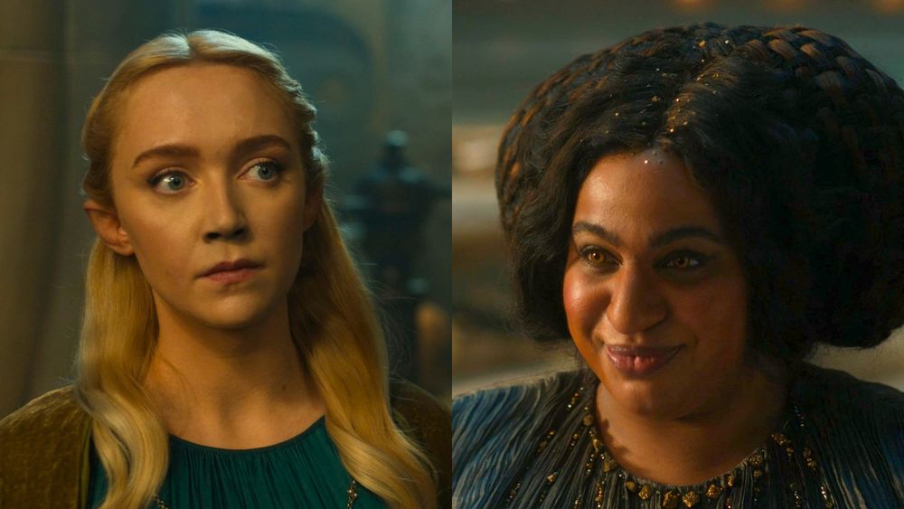 Mirdania looking curious. Disa looking poised. 