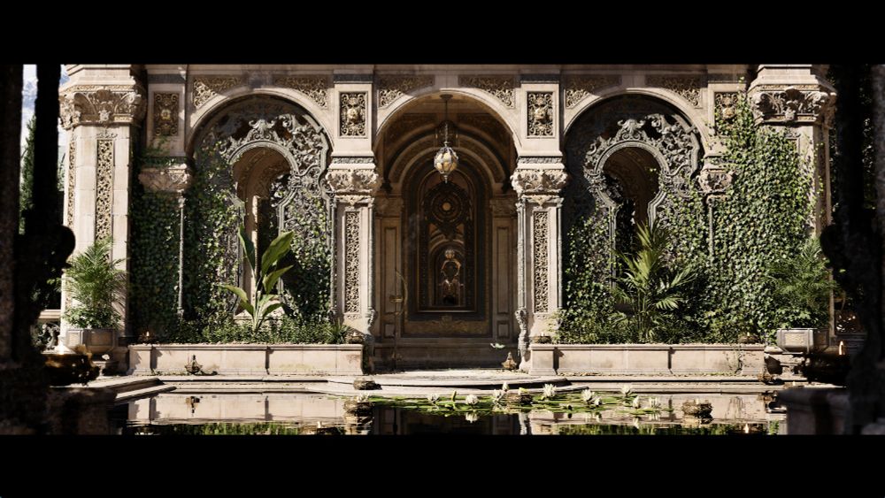 A screenshot of path traced Nanite geometry in NVIDIA's "Zorah" Blackwell launch demo.