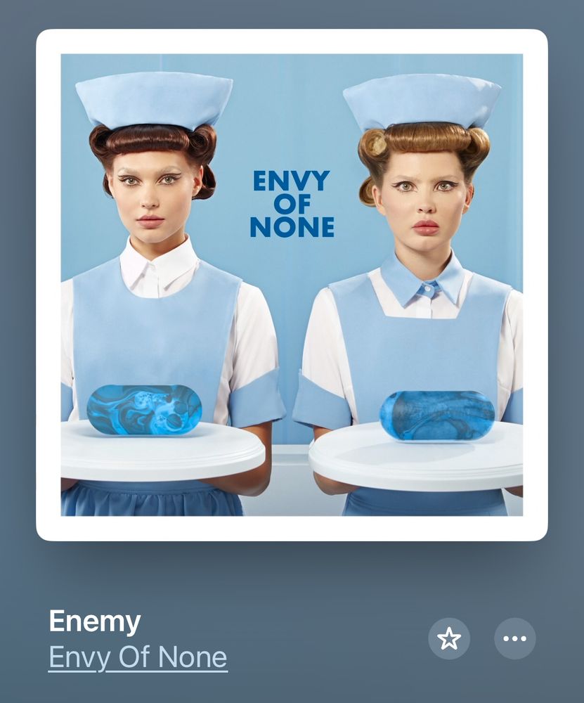 Album cover for Enemy of None record. 