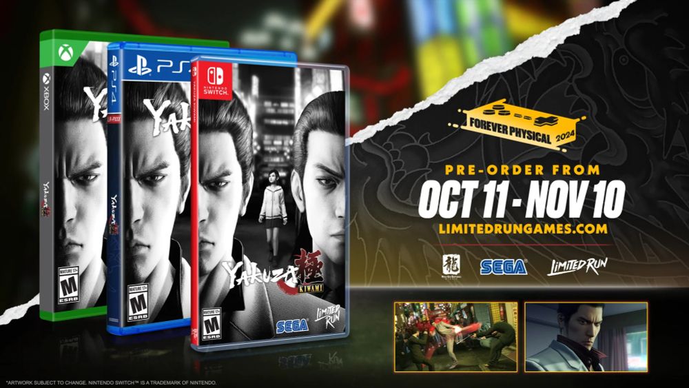 Yakuza Kiwami getting a physical release from Limited Run Games