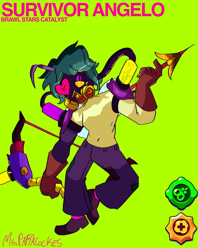 Angelo now has two tanks attached to his body, one holding Toxin (yellow) and Venom (Purple), Venom will actually cause neutral or less violent Catalysts become more suggestible, allowing them to be used by the Survivors temporarily, and Toxin will simply burn the insides of enemy Catalysts and slowing down healing factors