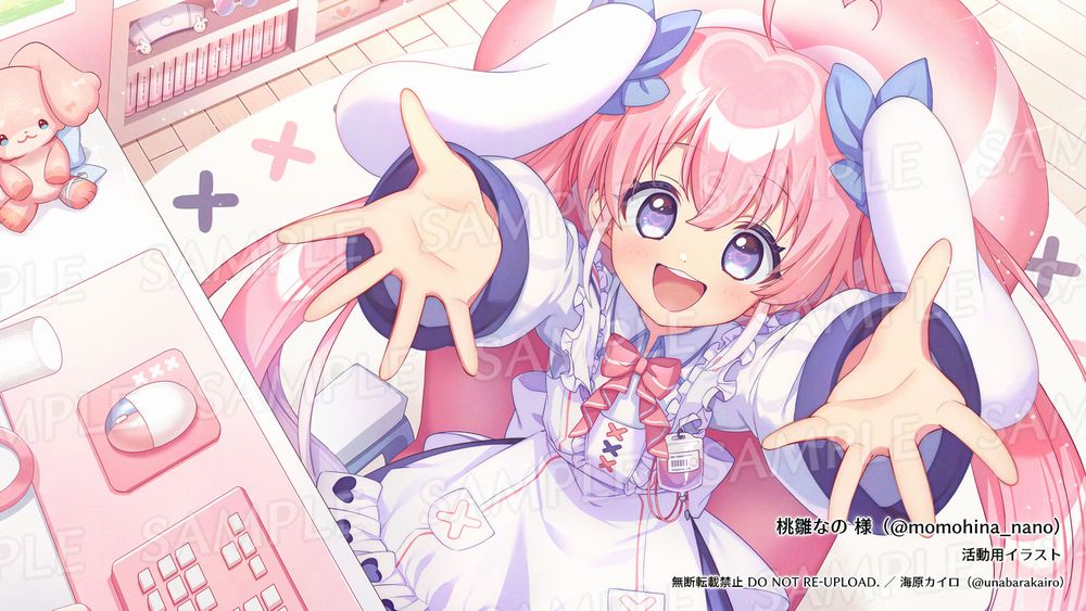 桃雛なのさん（ #momohina_nano ）活動用イラスト