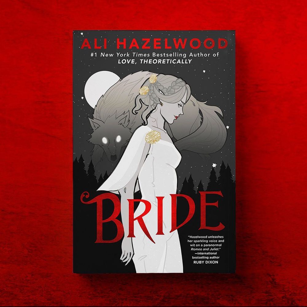 Cover for Bride by Ali Hazelwood, her first paranormal romance