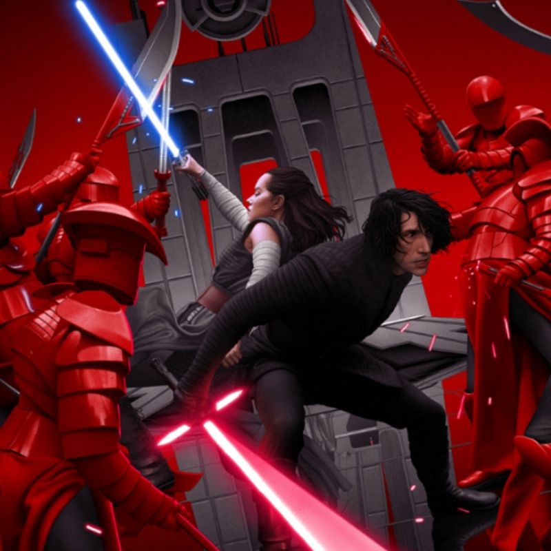 TLJ the throne room scene