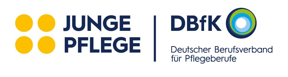 Logo der Jungen Pflege im Deutschen Berufsverband für Pflegeberufe (DBfK)