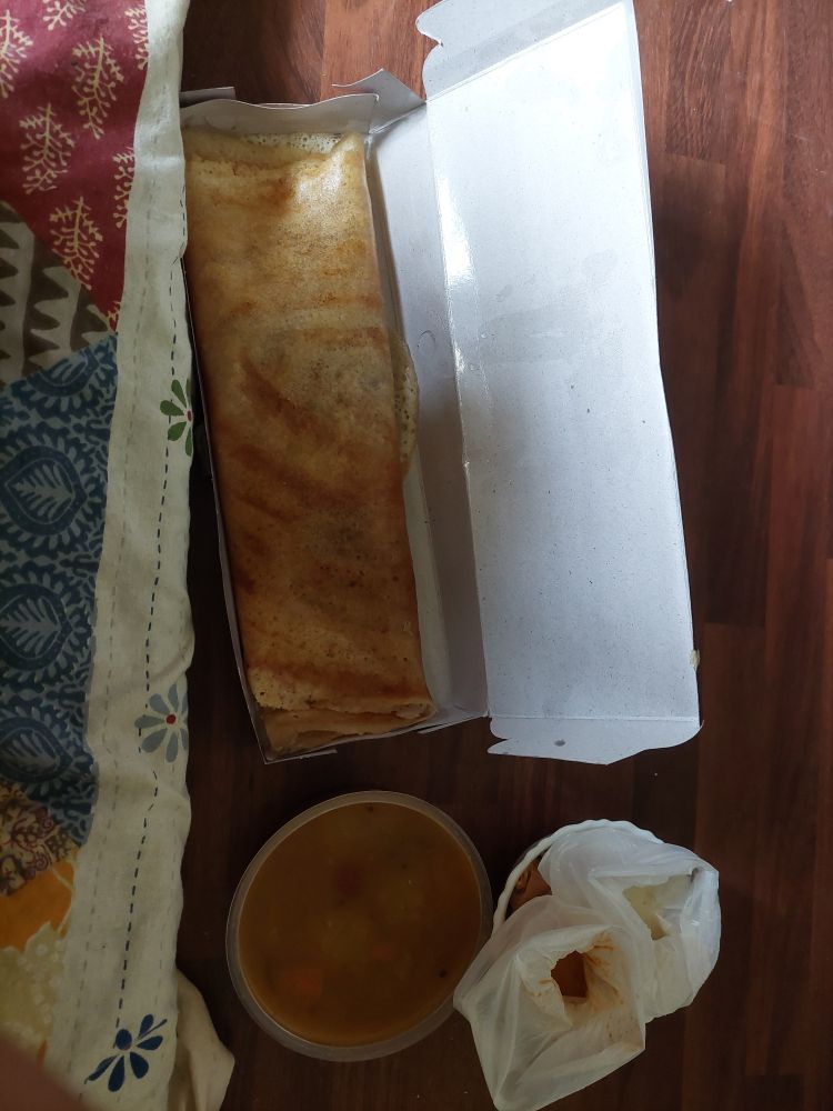 Mandatory masala dosa order no. 1