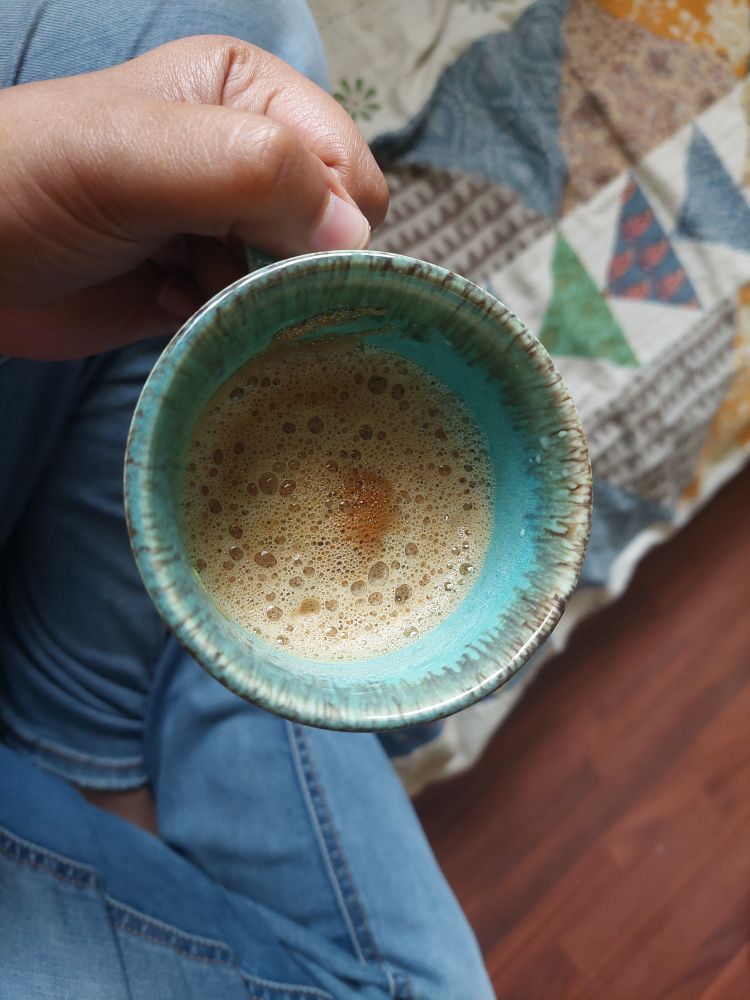 My friend makes the best cold coffee
