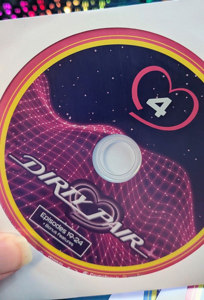 Replacement Dirty Pair TV disc 4 Blu-ray