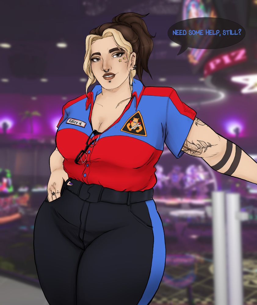 Kasey being a hawt girl and getting her blonde back