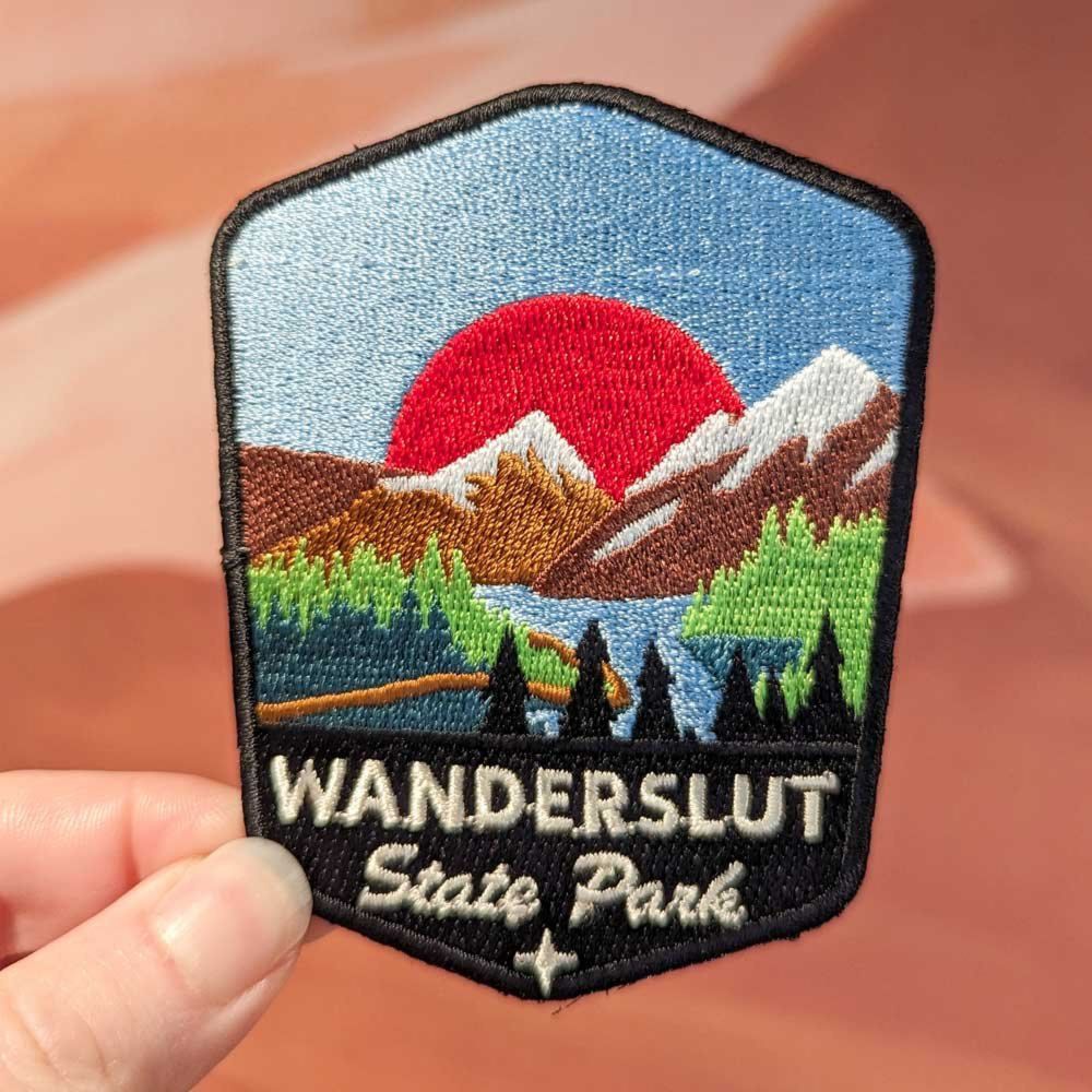 WanderSlut State Park iron-on patch — WanderSlut